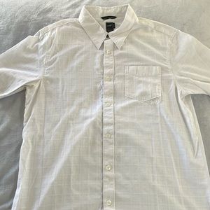 O’Neill  button down short sleeve white size large